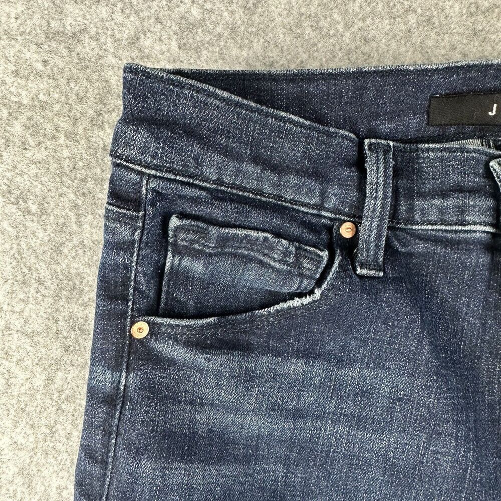 J Brand Jeans Womens 26 Blue Sabotage Dark Wash Skinny Stretch Denim Preppy* - Picture 3 of 16